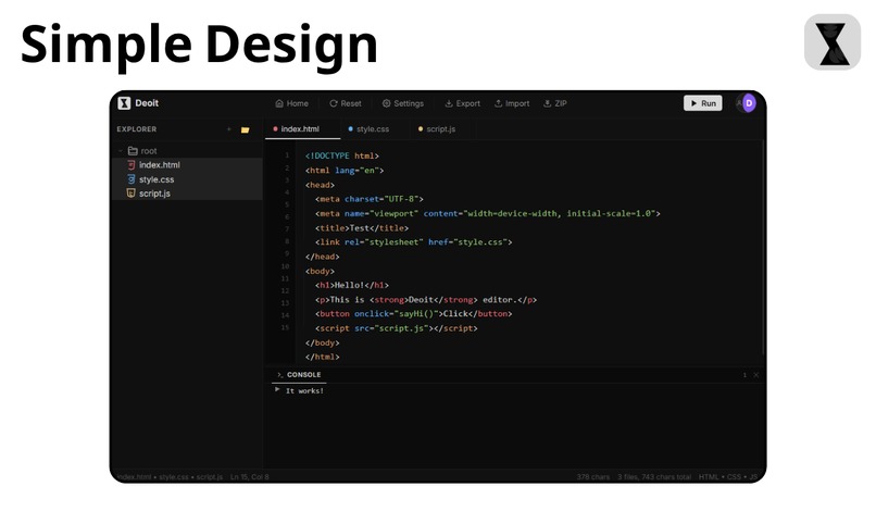 deoIT – screenshot 2