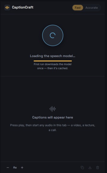 CaptionCraft – screenshot 1