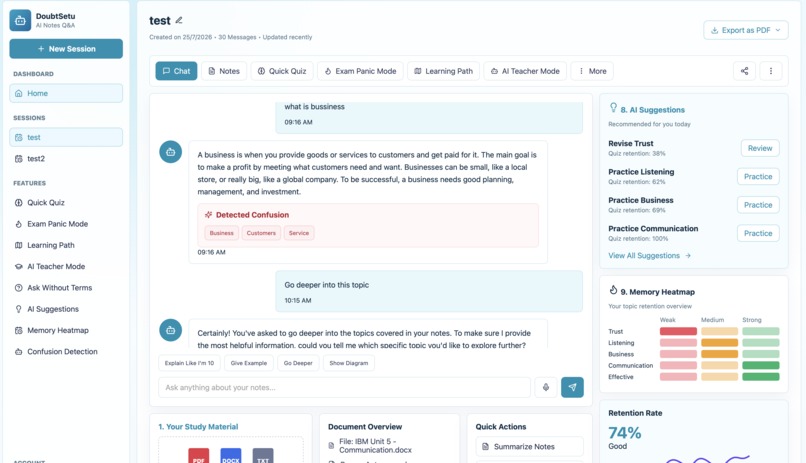 DoubtSetu – screenshot 1
