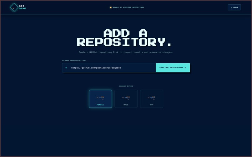 Gitdive – screenshot 2
