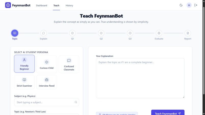 FeynmanBot – screenshot 4