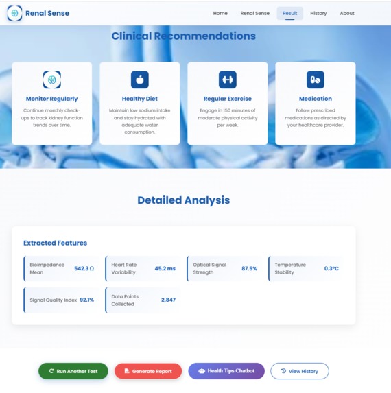 Renal Sense-AI Based Non-Invasive Kidney Monitoring Sytem – screenshot 8