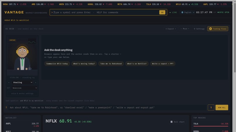 Vantage  – screenshot 2