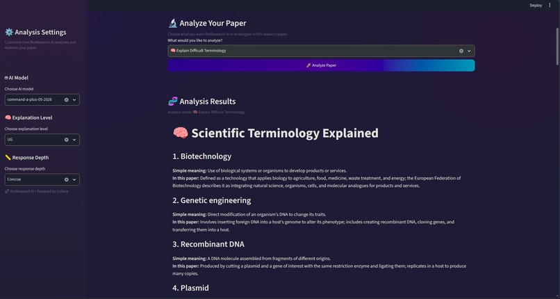 BioResearch AI – screenshot 3