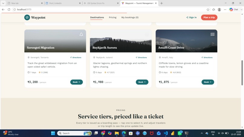 tourist Management System – screenshot 6