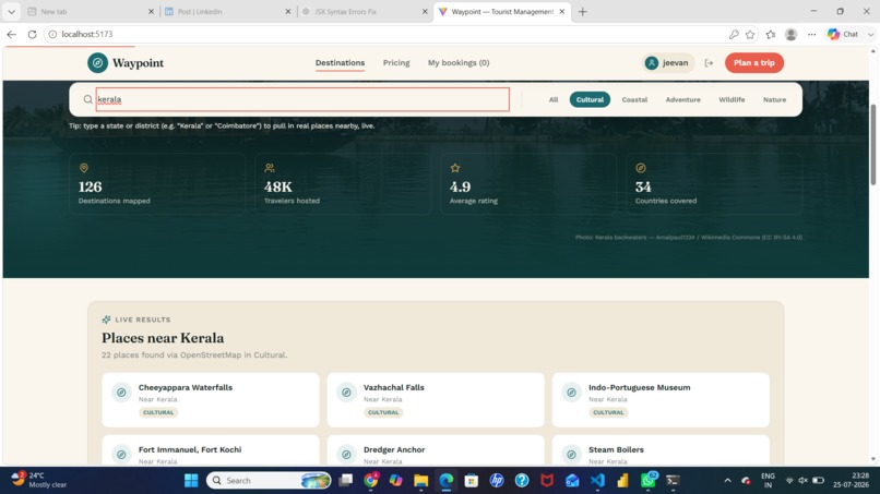 tourist Management System – screenshot 7