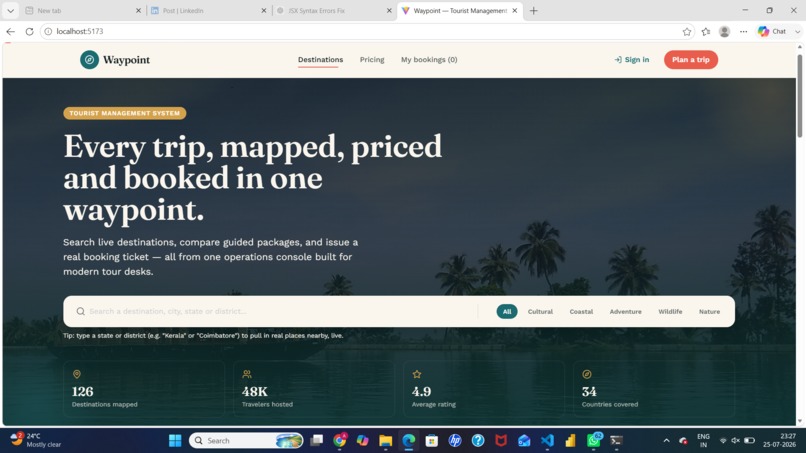 tourist Management System – screenshot 10