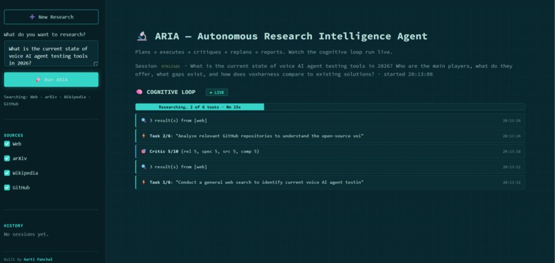 ARIA – screenshot 1