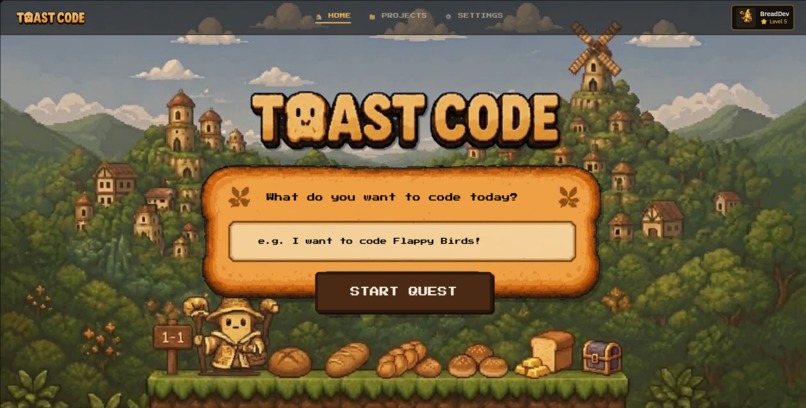Toast Code – screenshot 1