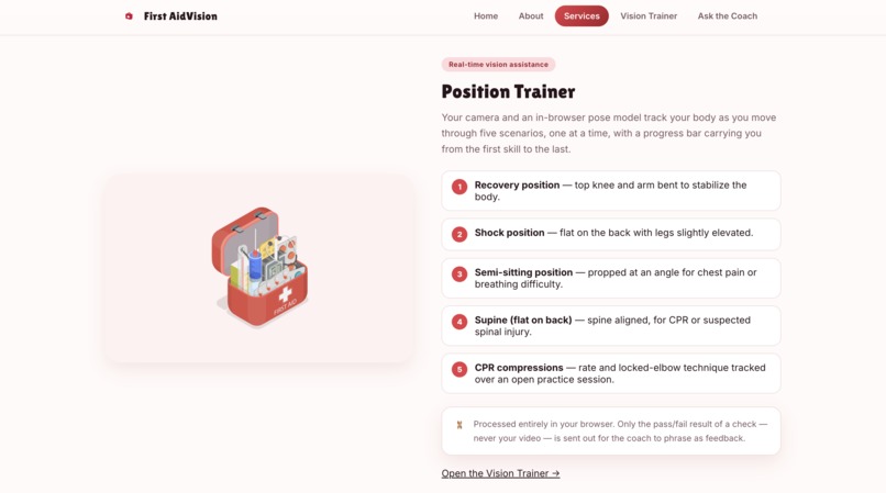 FirstAidVision – screenshot 2