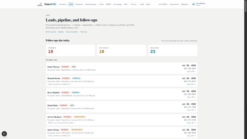 MakoDMS – screenshot 2