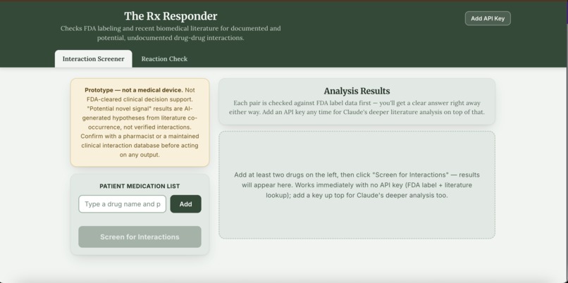 The Rx Responder – screenshot 1