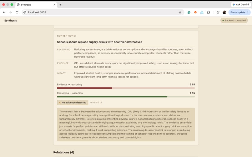 Synthesis – screenshot 2