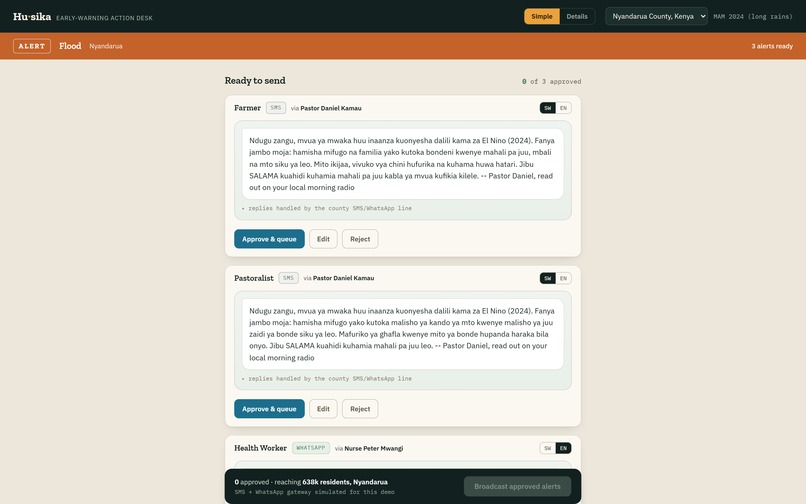 Husika Alert – screenshot 1