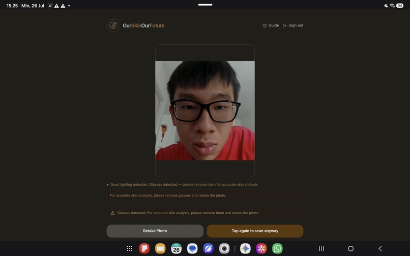 OurSkinOurFuture – screenshot 3