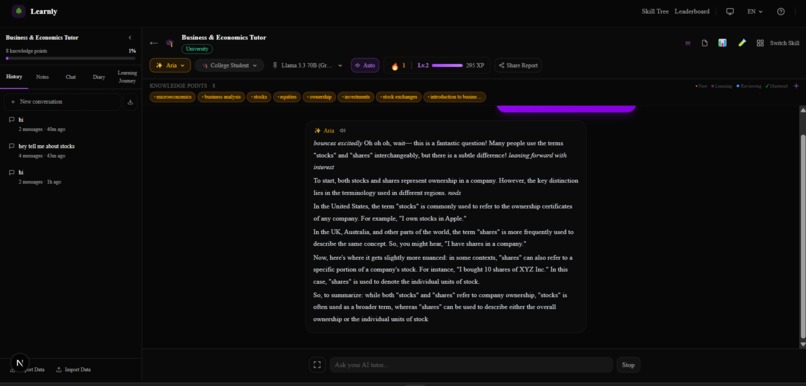 Learnly — AI Socratic Tutoring Platform – screenshot 3