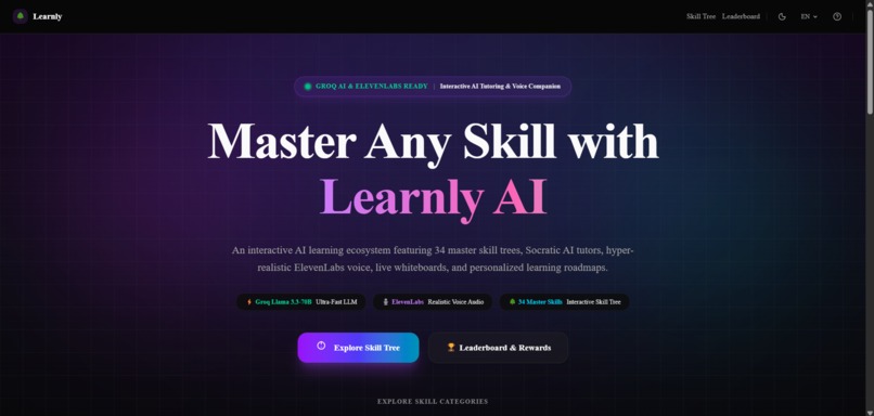 Learnly — AI Socratic Tutoring Platform – screenshot 1