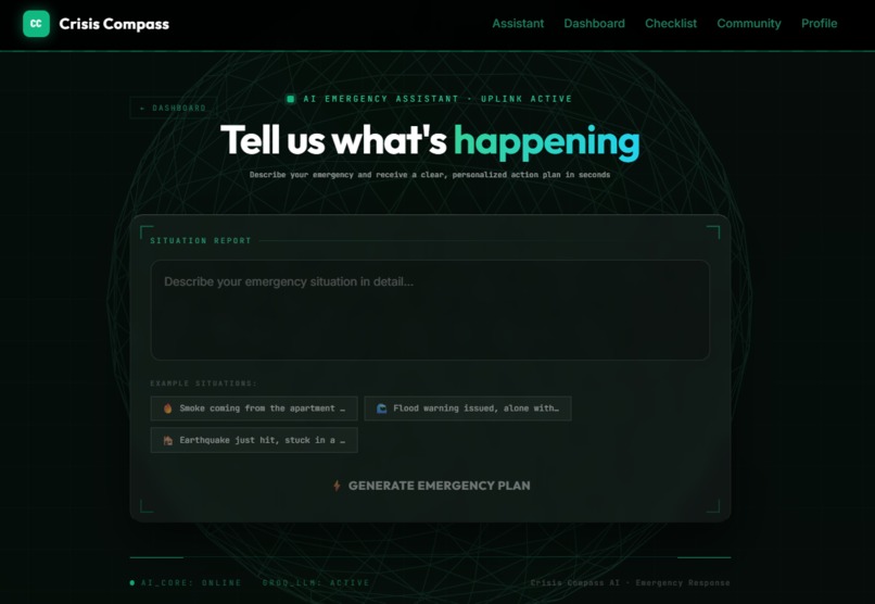 Crisis Compass – screenshot 1