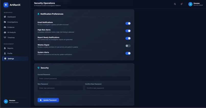 ArtifactX – screenshot 1