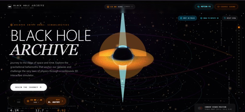 Black Hole Archive 3D – screenshot 1