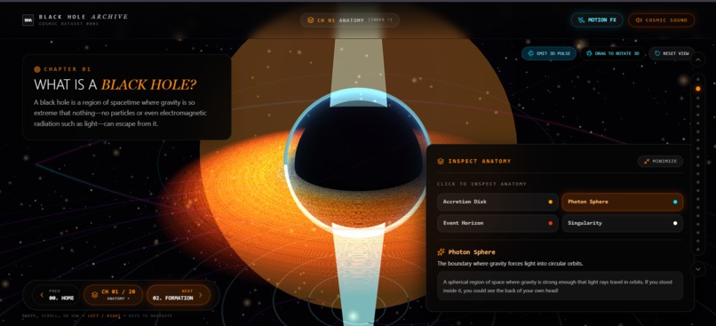 Black Hole Archive 3D – screenshot 2
