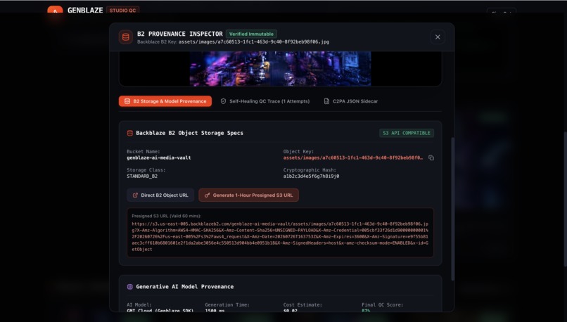 Genblaze Studio QC – screenshot 8