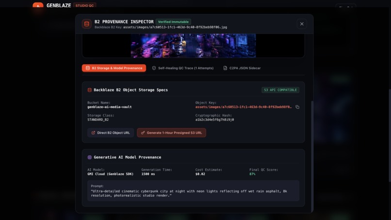 Genblaze Studio QC – screenshot 7