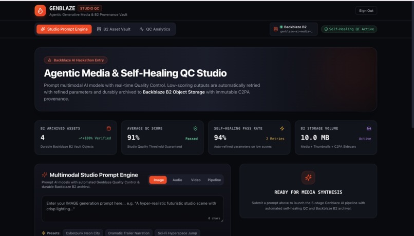 Genblaze Studio QC – screenshot 9