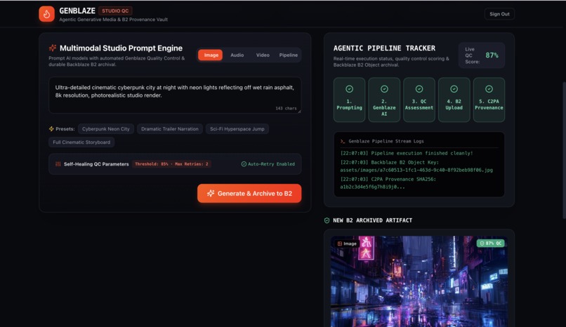 Genblaze Studio QC – screenshot 10