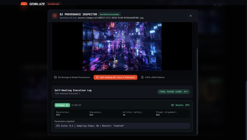 Genblaze Studio QC – screenshot 11