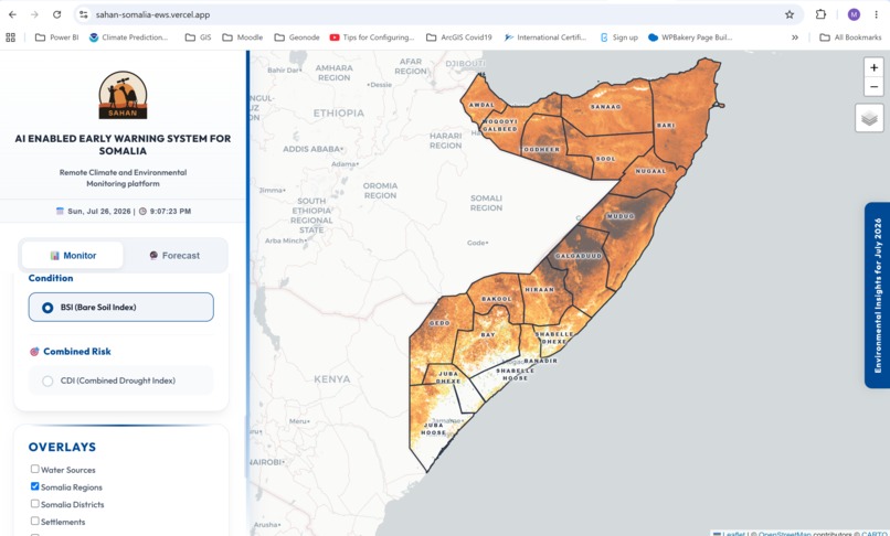 Sahan – AI Enabled  Early Warning System for Somalia – screenshot 2