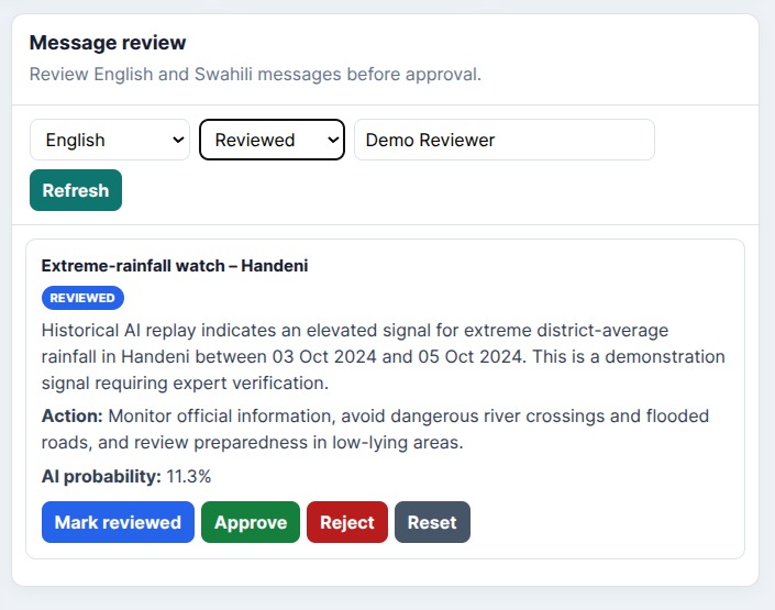 AlertBridge AI: Climate Risk and Early Warning – screenshot 2