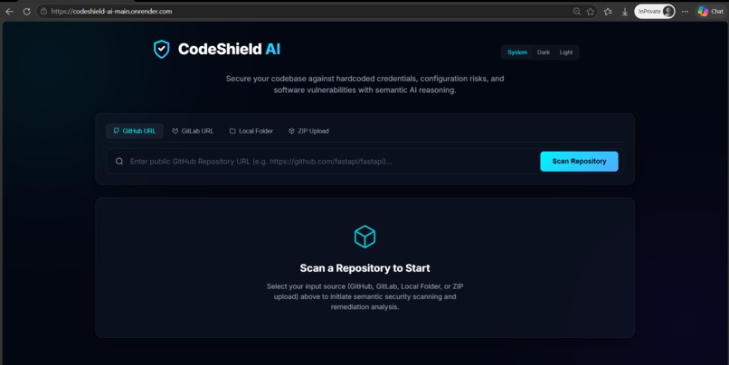 CodeShield-AI – screenshot 1