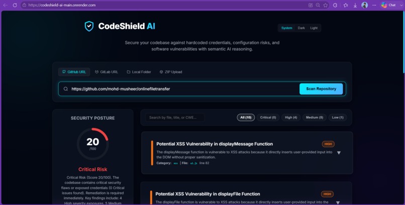 CodeShield-AI – screenshot 2
