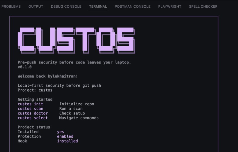 custos – screenshot 1