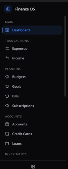 FinanceOs – screenshot 1