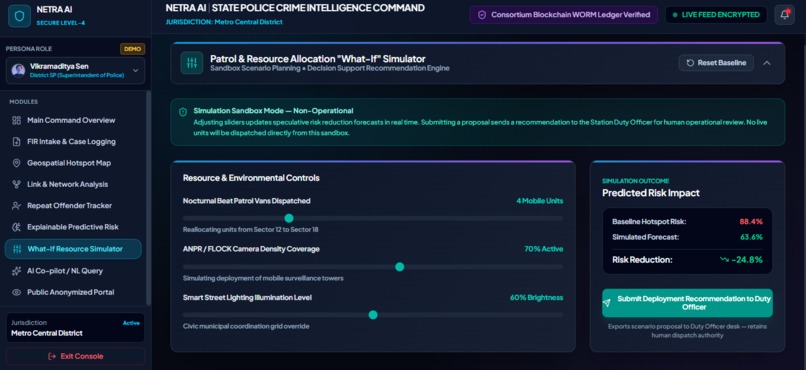 NETRA — AI-Driven Crime Analytics & Visualization Platform – screenshot 2