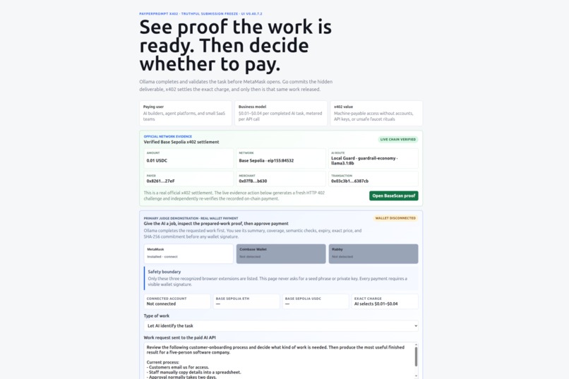 PayPerPrompt x402 – screenshot 15