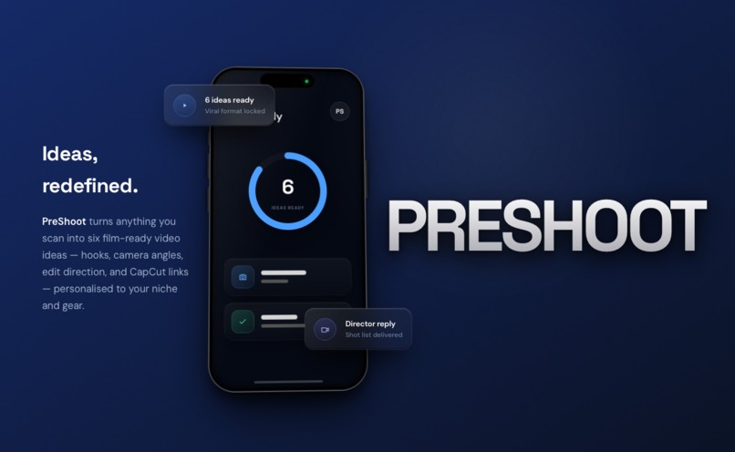 PreShoot – screenshot 2