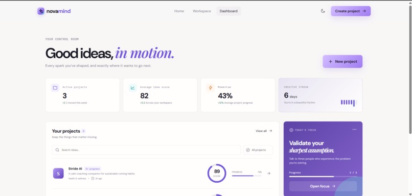 NovaMind - AI Innovation Platform – screenshot 5