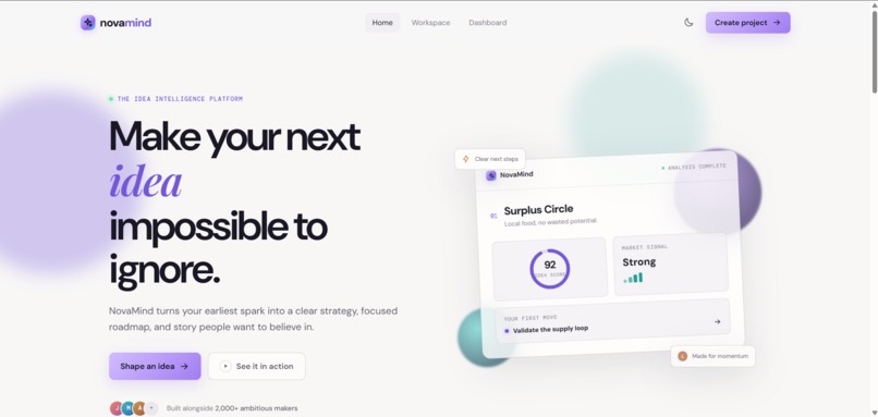 NovaMind - AI Innovation Platform – screenshot 6
