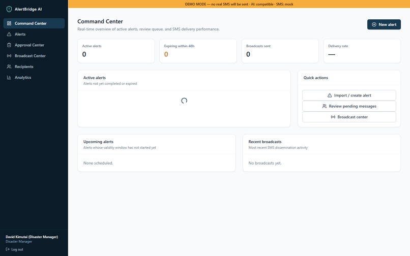 AlertBridge AI – screenshot 1