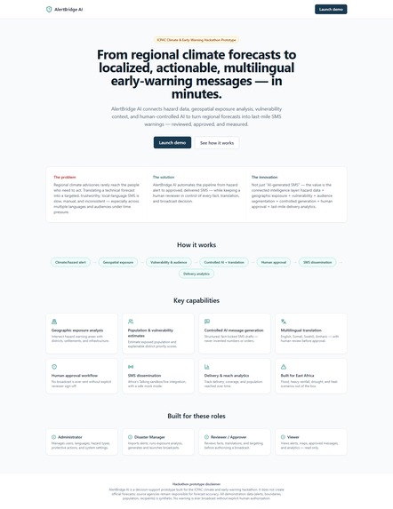 AlertBridge AI – screenshot 2