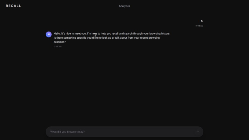 Recall – screenshot 3
