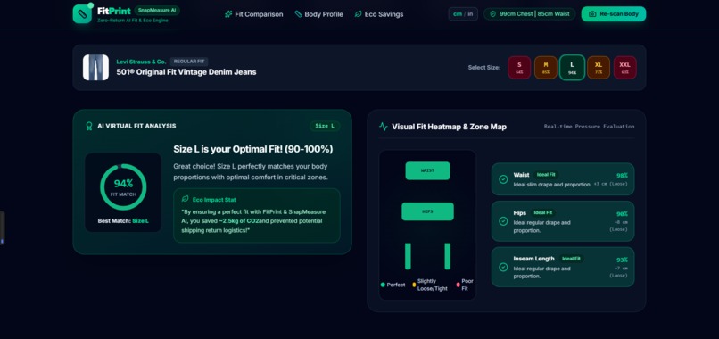 FitPrint – screenshot 2