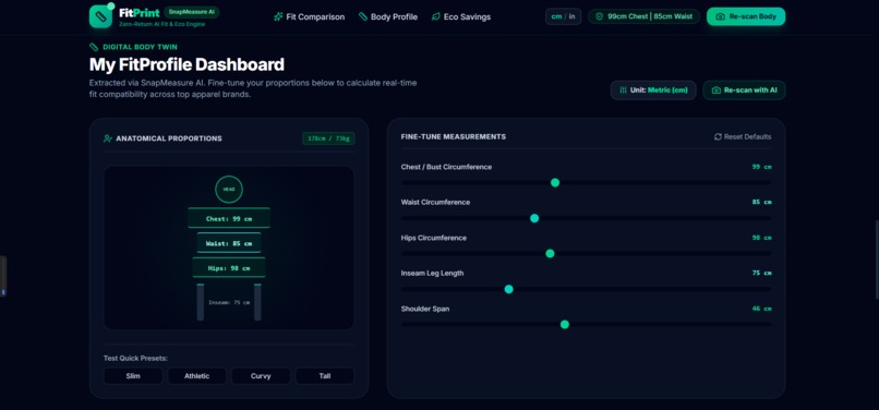 FitPrint – screenshot 3