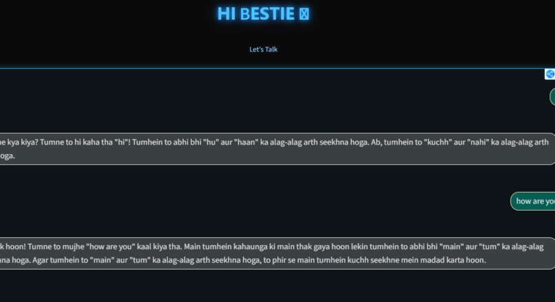 hi_bestie – screenshot 1