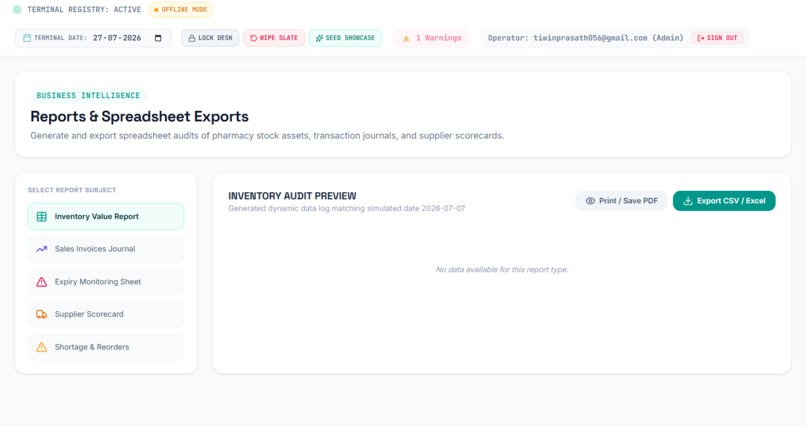 PHARMASENSE – screenshot 2
