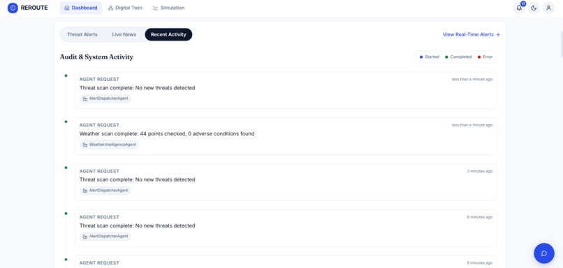 REROUTE – screenshot 1