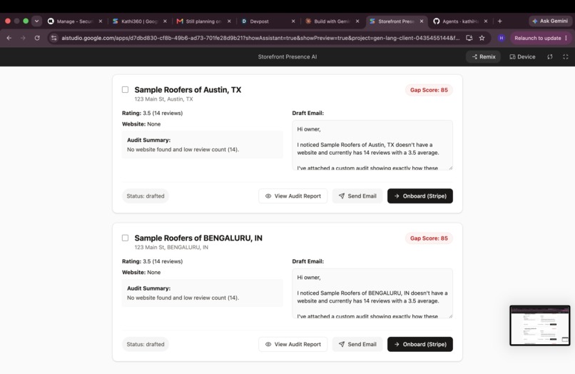 Storefront Presence AI – screenshot 6